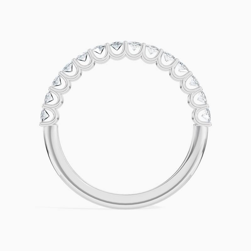 Auriya 14k Gold Marquise North-South Lab Grown Diamond Half Eternity Band 1.40 - 5.25 ct. tw. (F-G, VS)