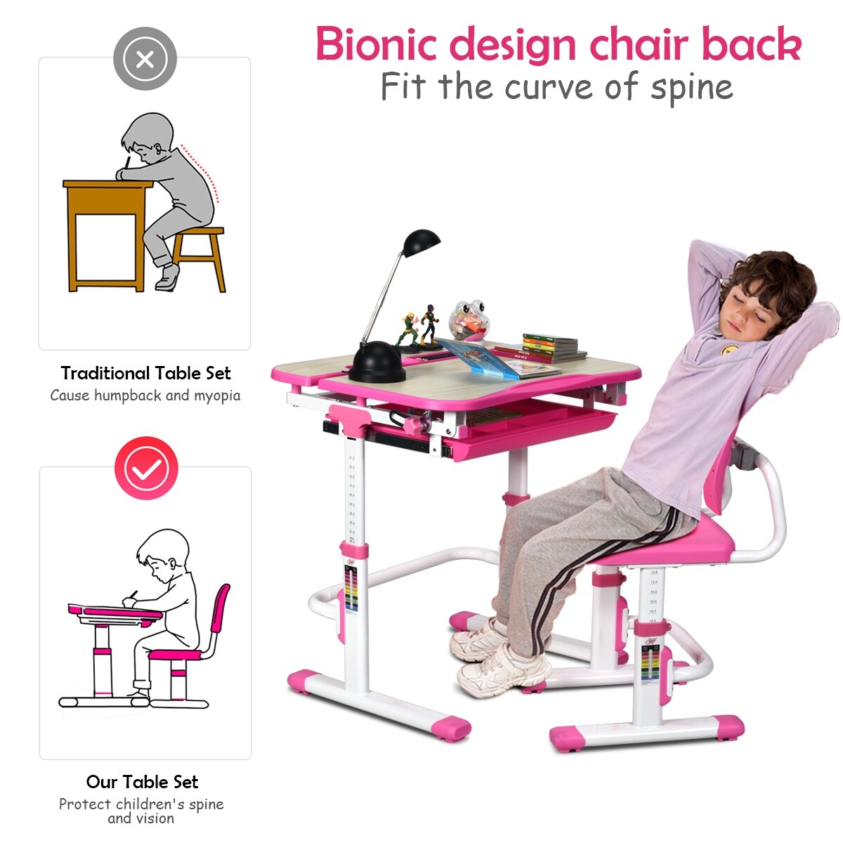 baby study table chair