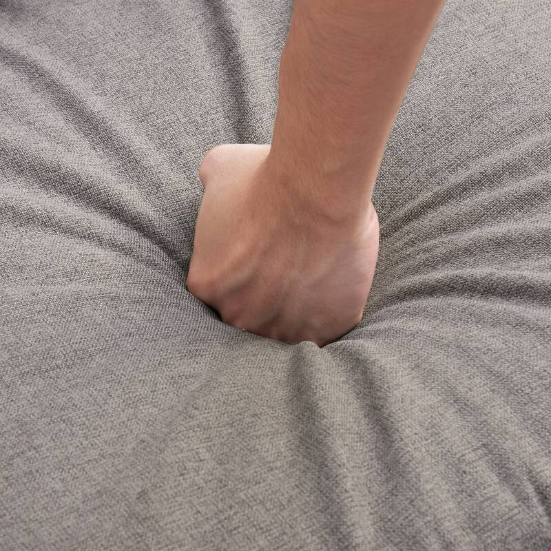 Tufted-Fabric-Upholstered-Accent Chair