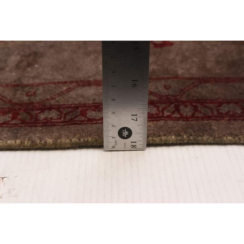 ECARPETGALLERY Hand-knotted Vibrance Grey Wool Rug - 7'10 x 10'1