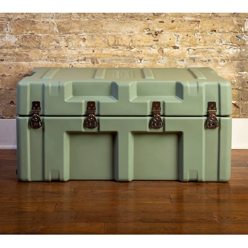 The Iron Brick® Trunk - Strongest USA Made Trunk - Iceberg Green