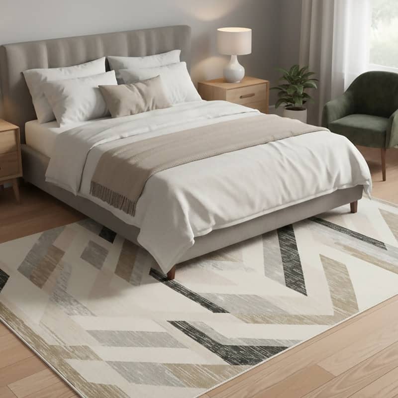 Traditional Grey/Beige Oriental Area Rug