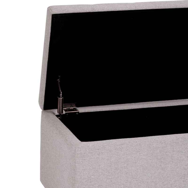 WYNDENHALL Essex 34-in. Wide Rectangular Storage Ottoman