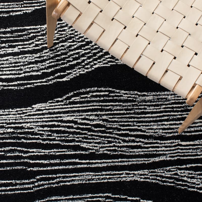 SAFAVIEH Handmade Metro Annarosa Modern Abstract Wool Rug