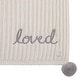 preview thumbnail 3 of 1, NoJo Loved Ivory Chenille Pom Pom Baby Blanket