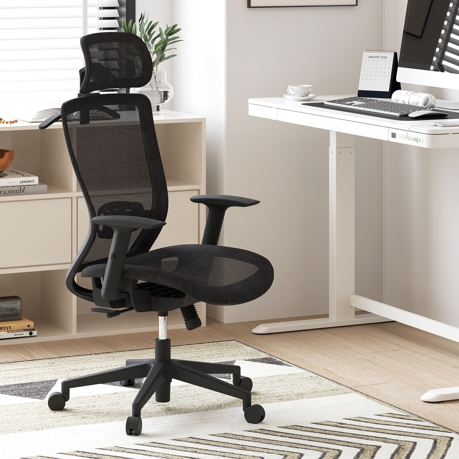FlexiSpot Ergonomic Office Desk Chair 360° Swivel Height