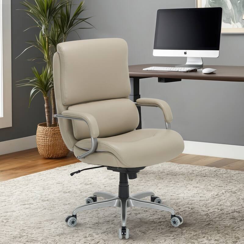 Ergonomic Executive Chair - 400lb Heavy Duty with 3D Flip-Up Arms & Extended Waterfall Seat, Breathable for Professional Suites