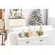 preview thumbnail 5 of 19, Grey Metal Vintage Eclectic Farmhouse Round Pedestal End Accent Table