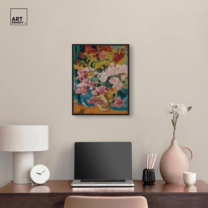 Give him Flores Canvas by Art Remedy