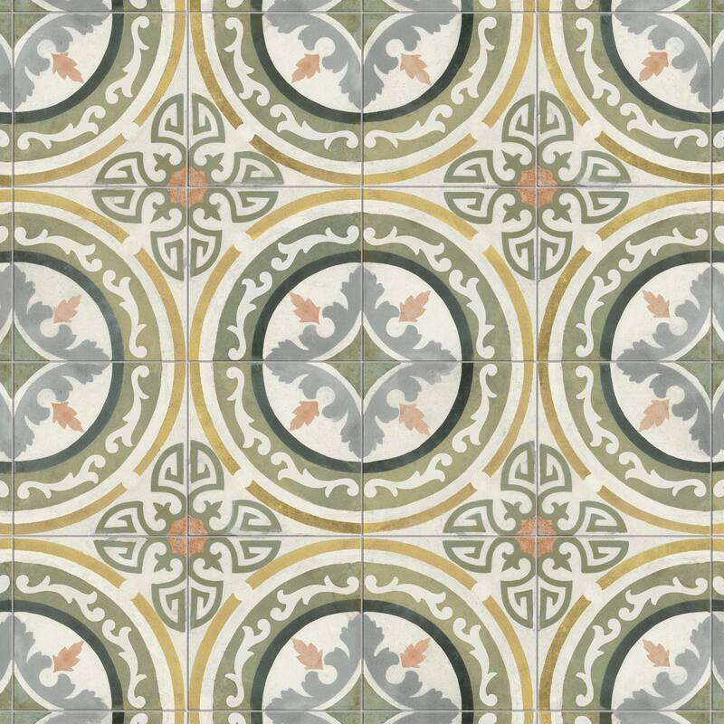 Merola Tile Kings Barna Gracia 17-5/8" x 17-5/8" Ceramic Floor and Wall Tile