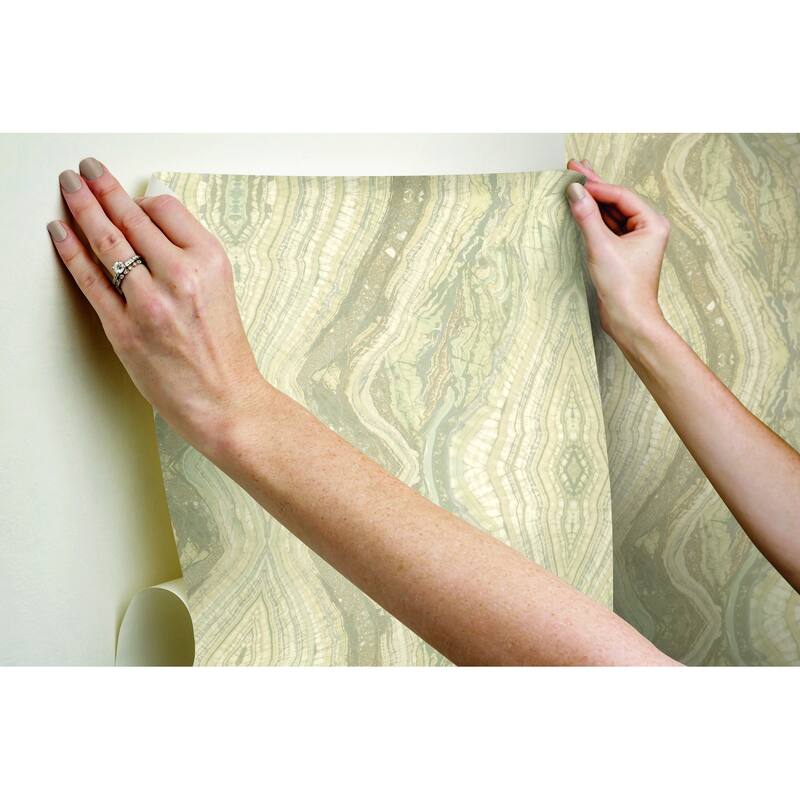 Glasgow 20' L x 27" W Kaleidoscope Peel and Stick Wallpaper