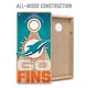 preview thumbnail 4 of 5, Miami Dolphins NFL 2x4 Professional Cornhole Board Set