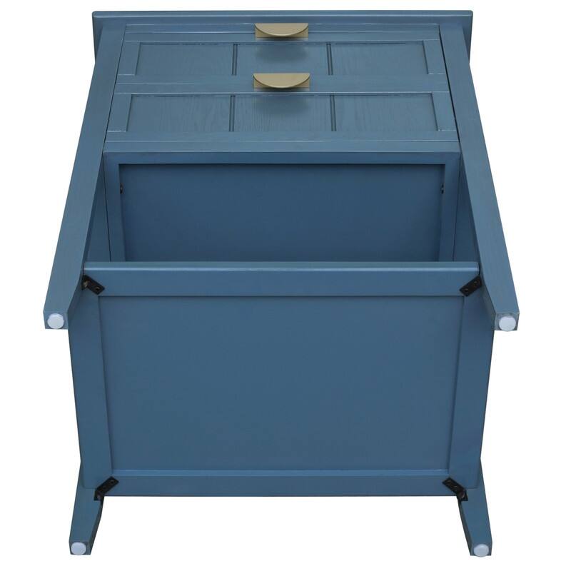 Vintage Farmhouse 2 Drawer Side Table