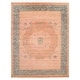 preview thumbnail 1 of 7, ECARPETGALLERY Hand-knotted Jules Serapi Coral Wool Rug - 9'2 x 11'9 Coral - 9'2 x 11'9