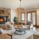 preview thumbnail 8 of 11, 5-Light Rattan Drum Chandelier Coastal Island Pendant Light for Dining Room - 26" W x 9.8" H