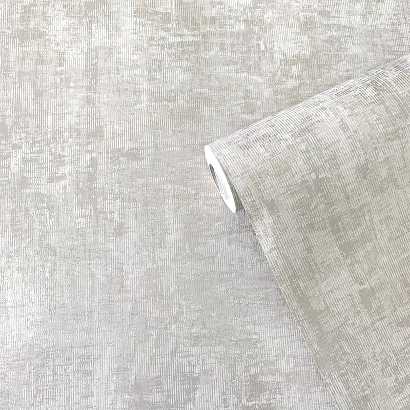 Galerie Wallcoverings Lustre Collection Distressed Effect Non-woven Metallic Wallpaper Roll