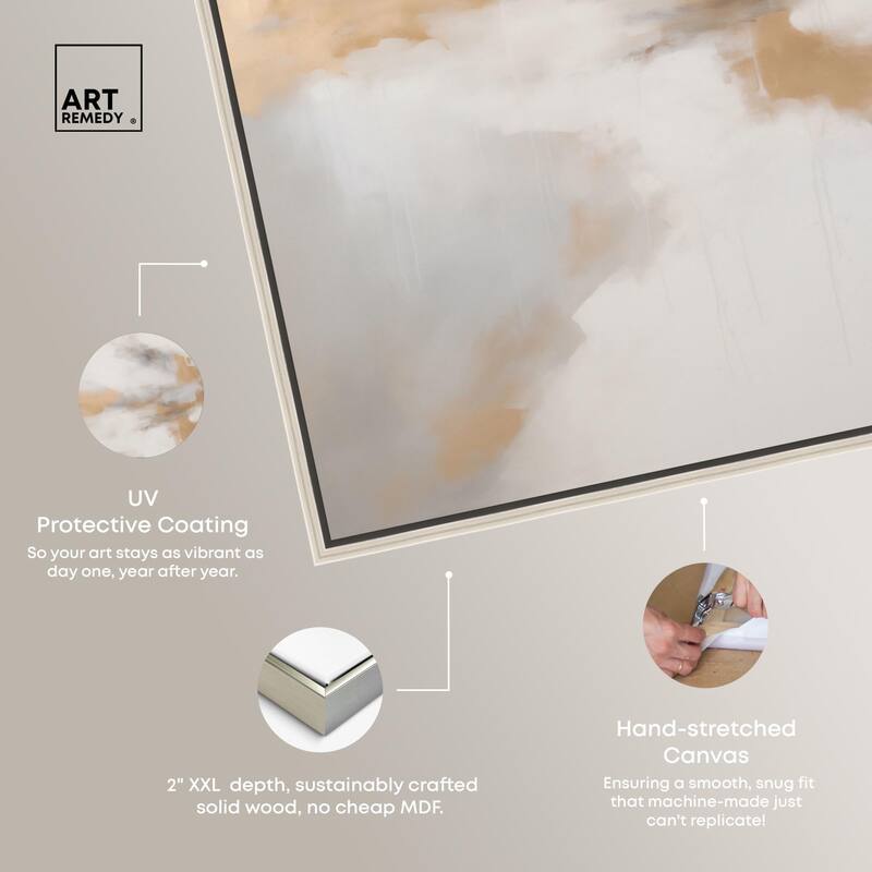 Fleeting Gold I Canvas by Art Remedy