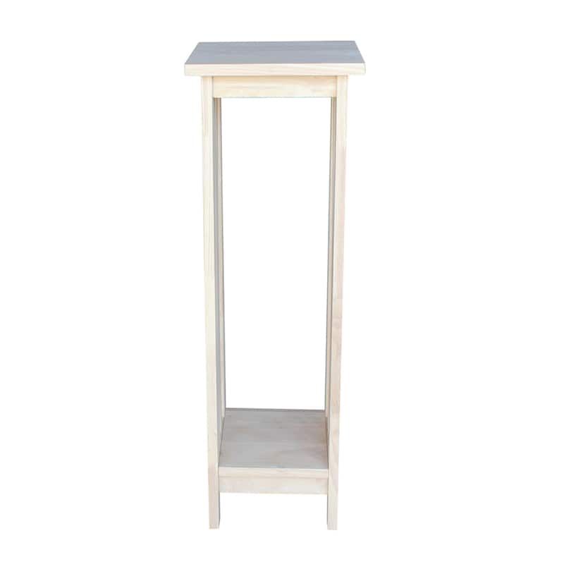 The Gray Barn Secret Valley Unfinished Solid Wood Mission Plant Stand