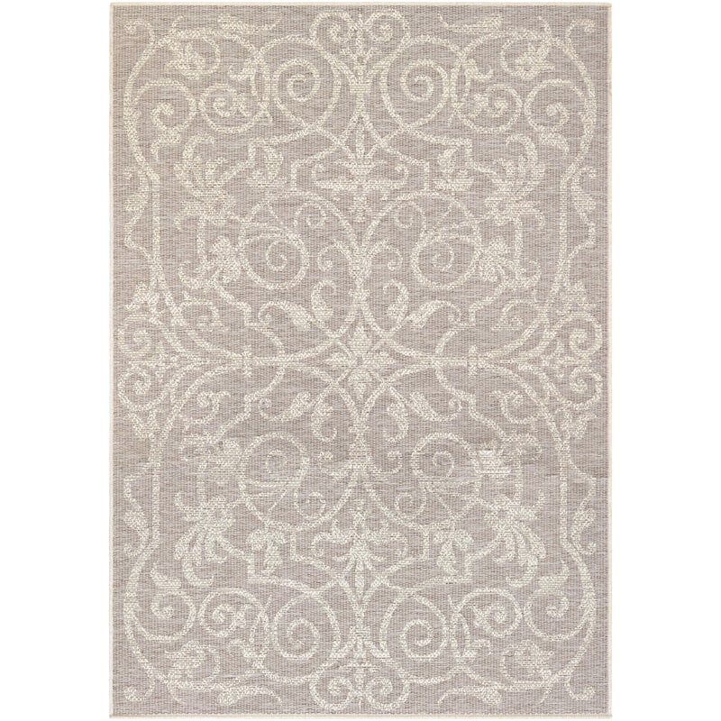 Dream Decor Rugs Samantha Scroll Indoor Outdoor Area Rug