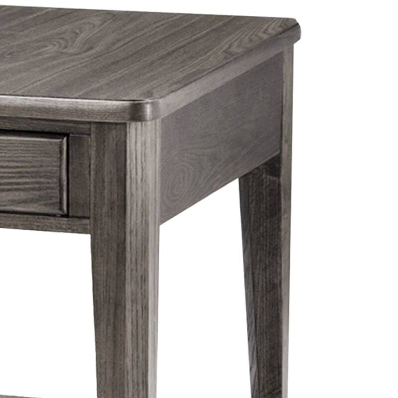 Chromcraft Peter Revington End Table in Gray Finish