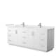 Option White, Nickel Trim, White Quartz Top