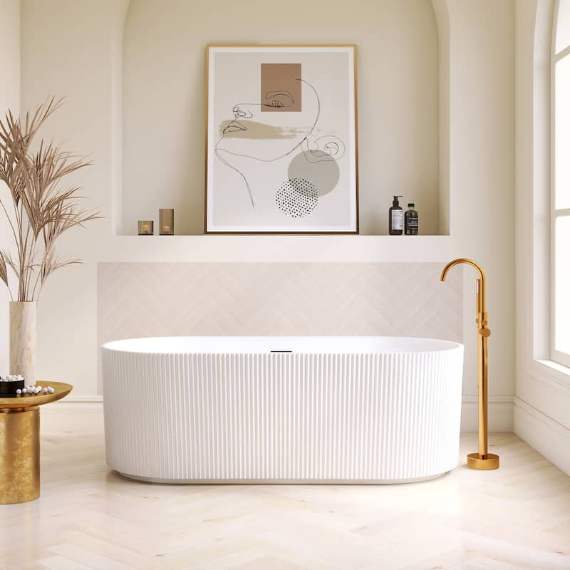 Linyi Freestanding Acrylic Soaking Bathtub