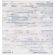 preview thumbnail 3 of 14, SAFAVIEH Whisper Hardine Modern Abstract Rug 6'7" Square - Grey/Blue Ivory - Square