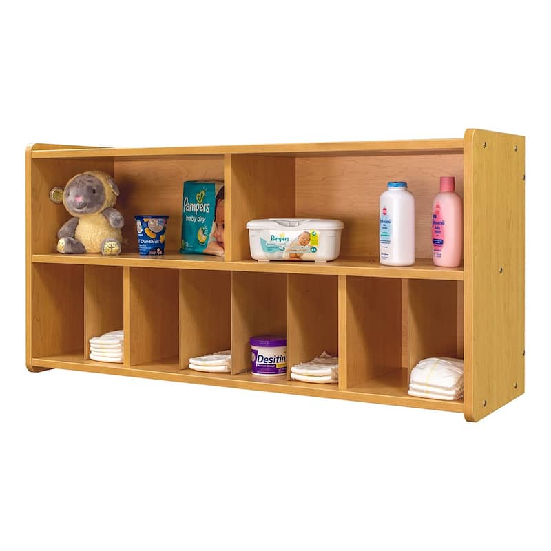 Tot Mate Nursery Daycare Kids Diaper Wall Storage, 46" W x 15" D x 23.5" H