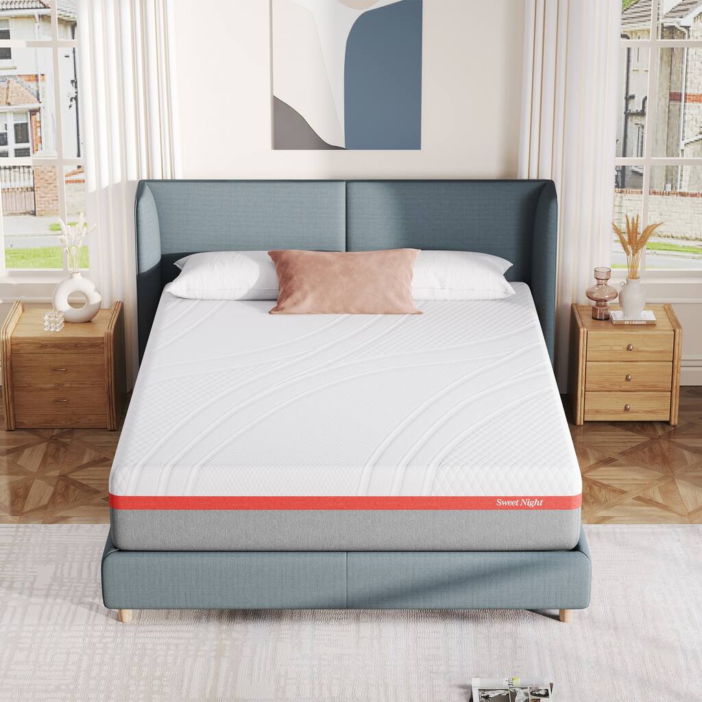 Sweetnight 12-inch Medium Firm Gel Memory Foam Mattress