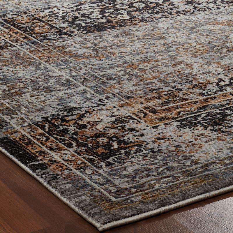 Charcoal / Earth Area Rug