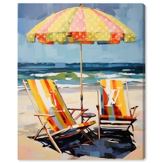 Glam Partners at the Beach Canvas Glam Coastal Wall Art by Art Remedy ...