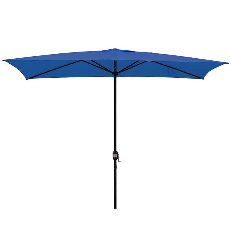 Maypex 10 X 6.5 Feet Rectangular Market Umbrella