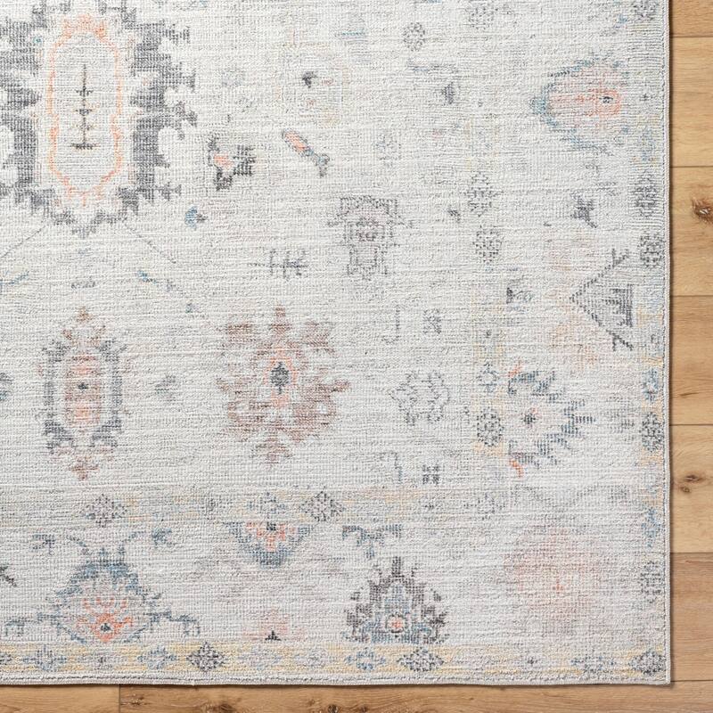 Livabliss Traditional Marlon Border Area Rug