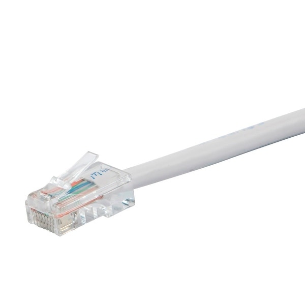 White Cat5e Networking RJ45 Ethernet Patch Cable 7 Feet
