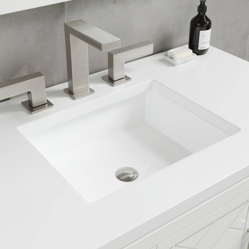 Eviva Cambridge Bath Vanity with Quartz Top and Porcelain Sink
