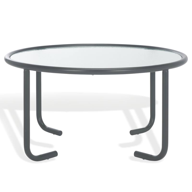 SAFAVIEH COUTURE Zuzana Glass Top Coffee Table - 31"W x 31"D x 31"H