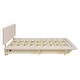 preview thumbnail 10 of 14, Pink Queen Velvet Upholstered Platform Bed w/ Hydrualic Storage, Floating Wood Bed Frame w/ LED Light & USB Port for Kids Adults