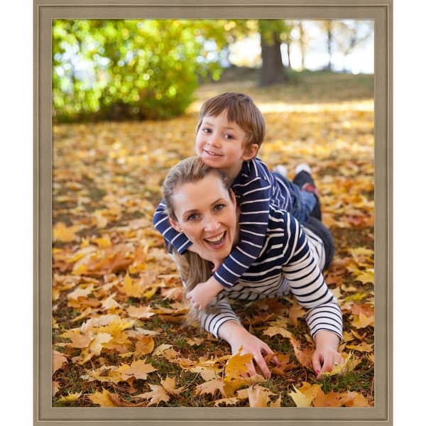 slide 2 of 9, Florence Gold Framed Picture Frame, Photo Frame 20x24 - Florence Light Brown