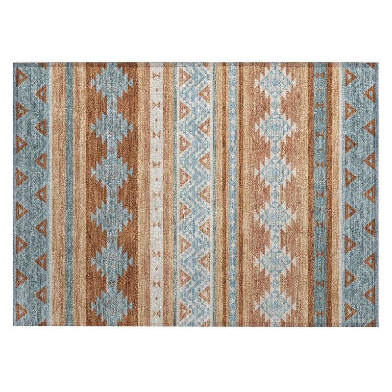 Machine Washable Indoor/ Outdoor Global Heston Chantille Rug