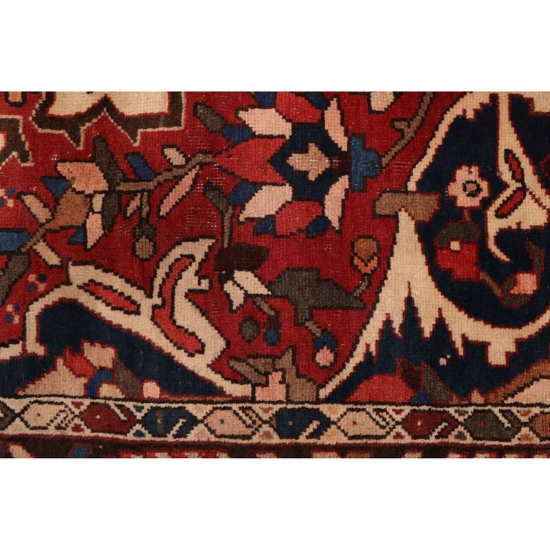 ECARPETGALLERY Hand-knotted Kayseri Vintage Red Wool Rug - 6'11 x 9'9