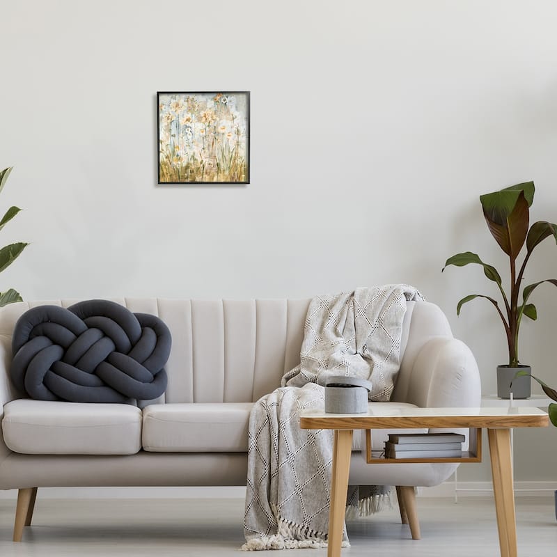 Stupell Varied Blooming Flowers Among Grasses Boho Painting Framed Wall Art, Design by Jill Martin