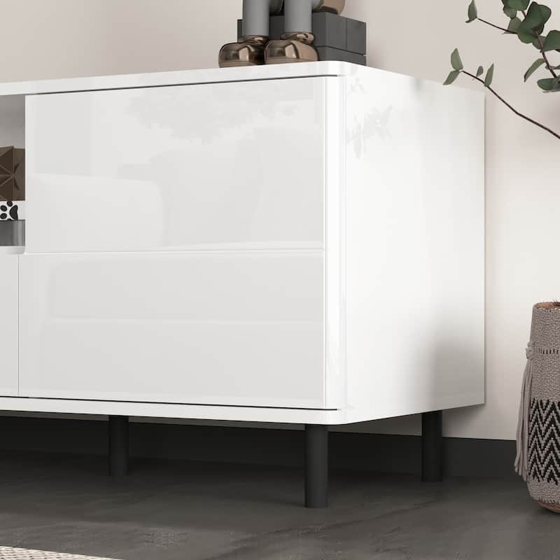 TV Console TV Stand Entertainment Center with Storage