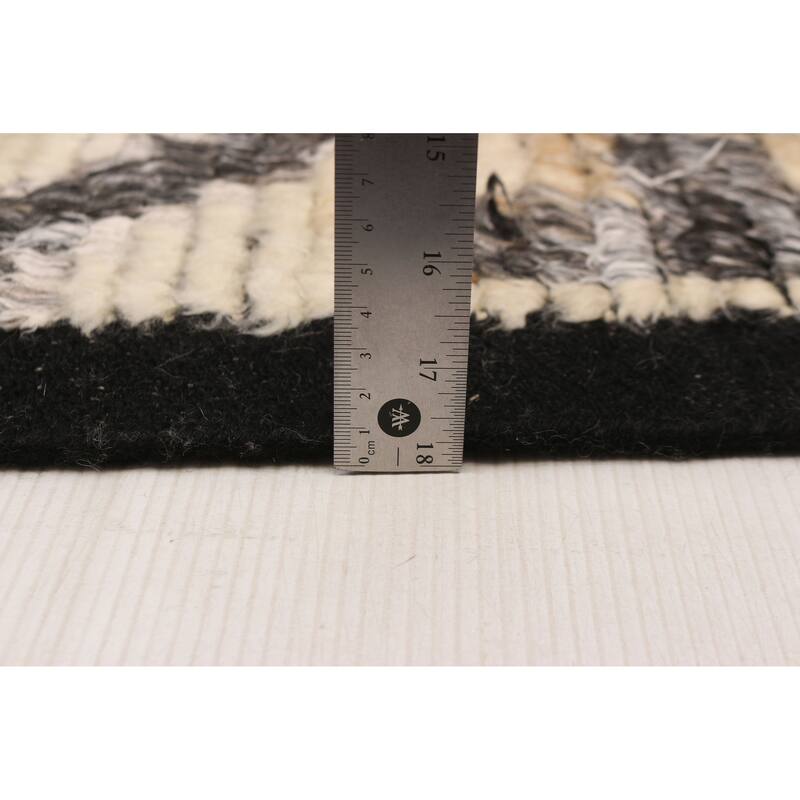 ECARPETGALLERY Hand-knotted Tangier Cream Silk, Wool Rug - 8'2 x 10'4