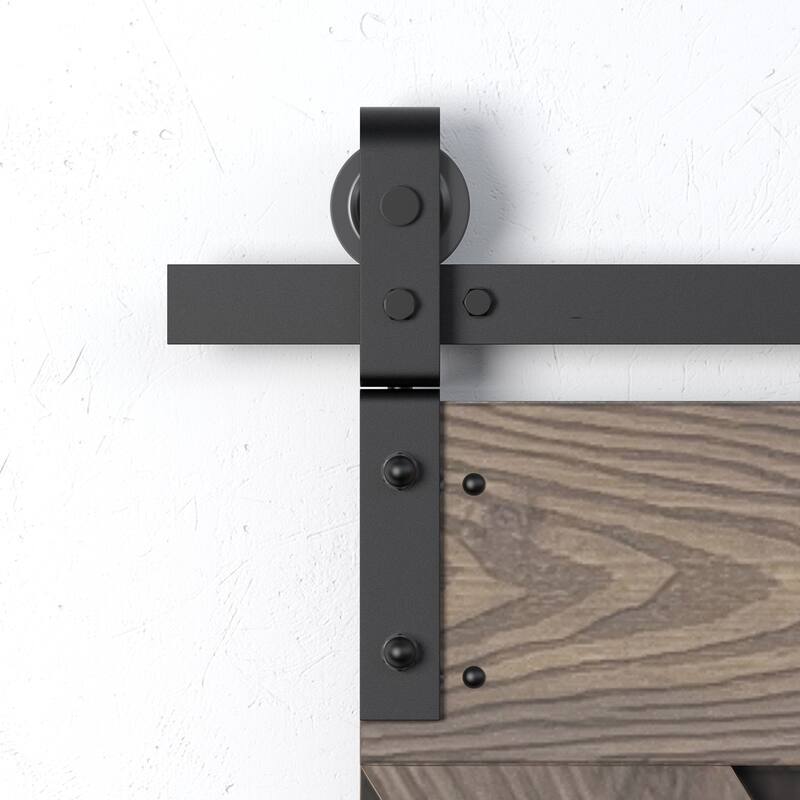 Coast Sequoia 30in./36in./48in./60in./72in. x 84in. Embossing Pine Wood Bi-Fold Barn Door With Sliding Hardware Kit