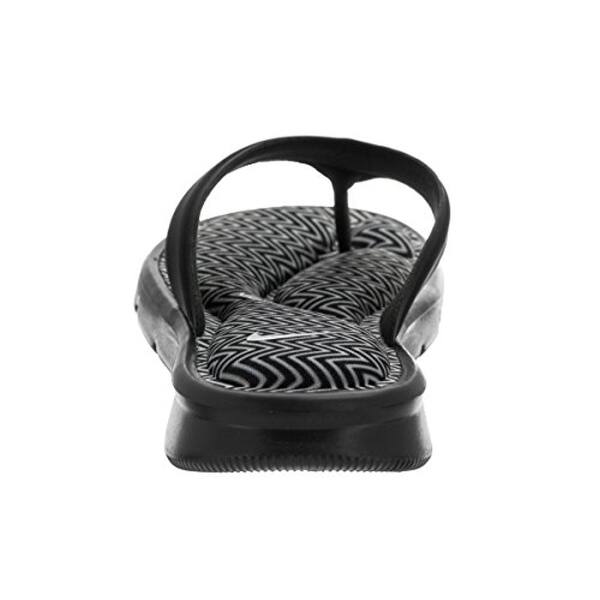 Shop Nike Women S Ultra Comfort Thong Print Black White Sandal