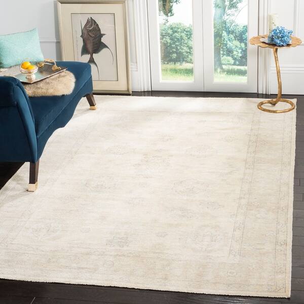Shop Safavieh Couture Hand Knotted Oushak Friedhild Traditional Oriental Wool Rug With Fringe Overstock 19895107