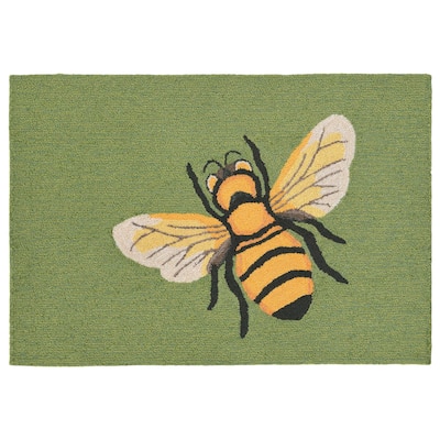 Liora Manne Frontporch Bee Indoor/Outdoor Rug - 2' x 3'