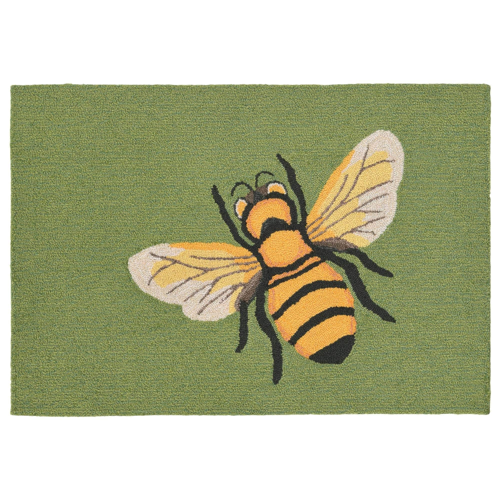 Lush Decor Frontporch Bee Indoor/Outdoor Rug