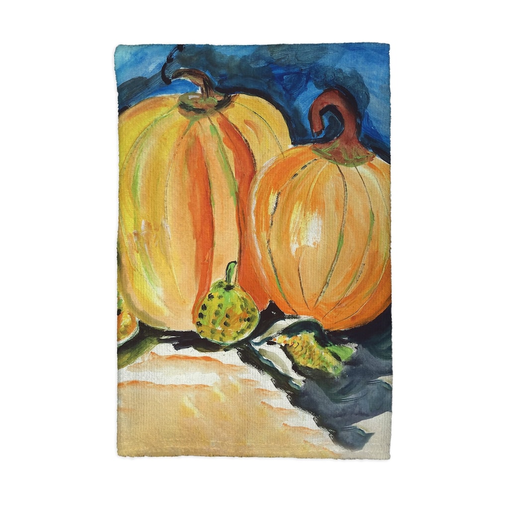 Two Pumpkins Kitchen Towel - 16x25
