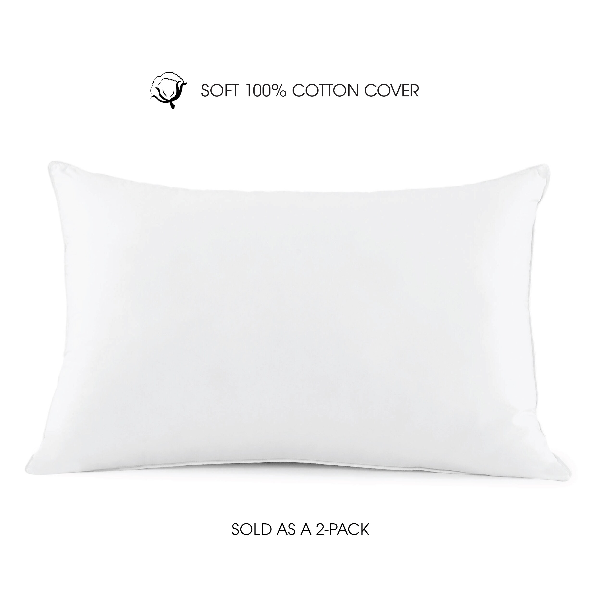 I AM A Twin Pillow Jumbo White 2 Count